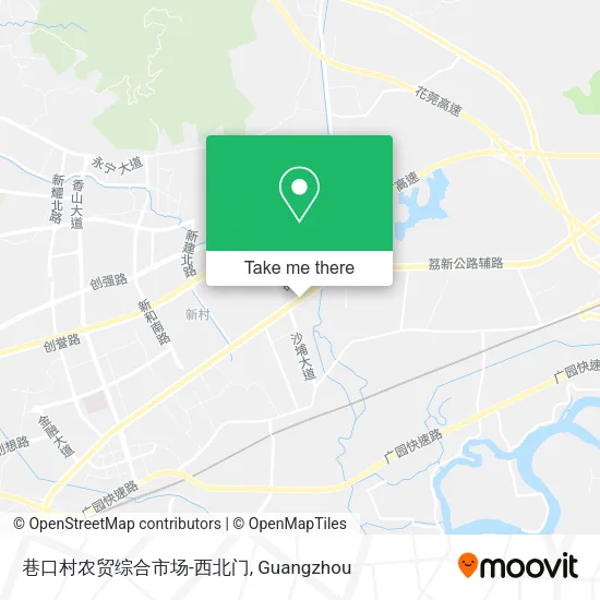 巷口村农贸综合市场-西北门 map