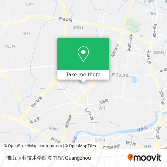 佛山职业技术学院图书馆 map