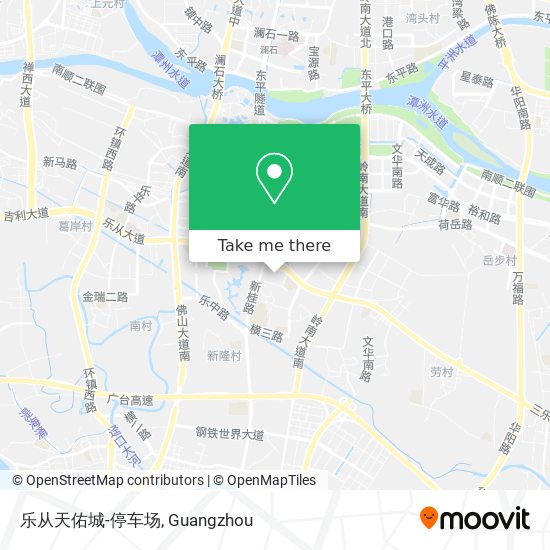 乐从天佑城-停车场 map