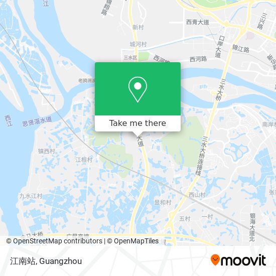 江南站 map