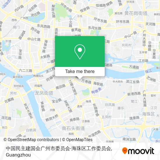中国民主建国会广州市委员会-海珠区工作委员会 map
