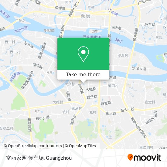 富丽家园-停车场 map