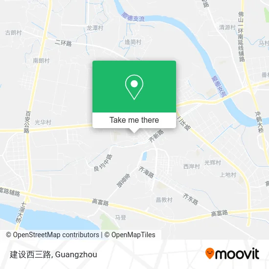 建设西三路 map