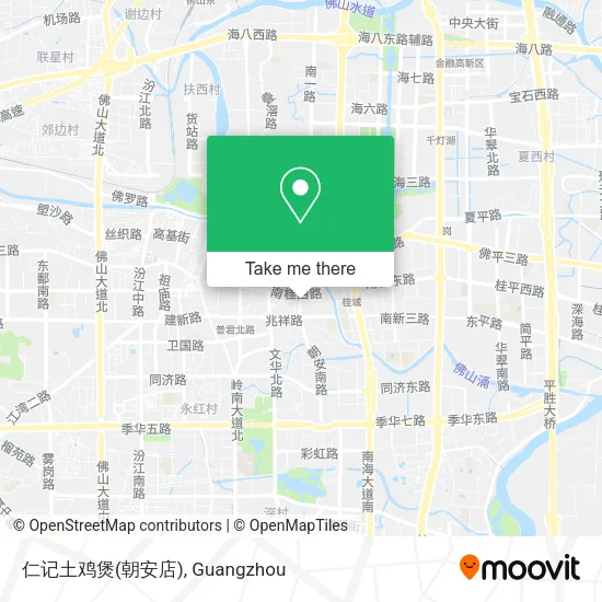 仁记土鸡煲(朝安店) map