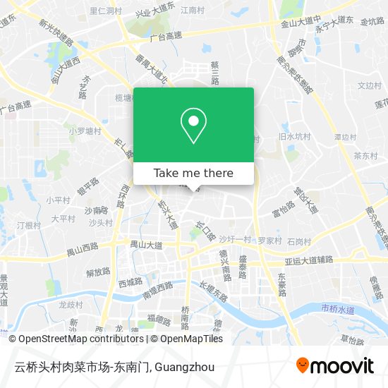 云桥头村肉菜市场-东南门 map