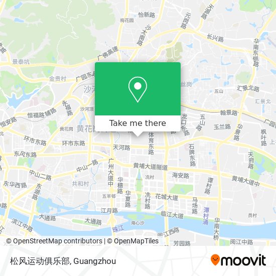 松风运动俱乐部 map