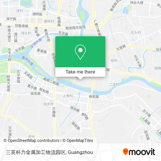 三英科力金属加工物流园区 map