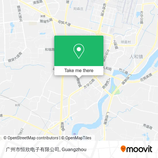 广州市恒欣电子有限公司 map