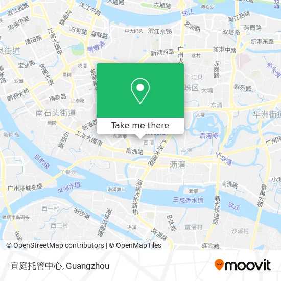 宜庭托管中心 map