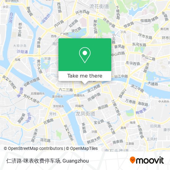 仁济路-咪表收费停车场 map