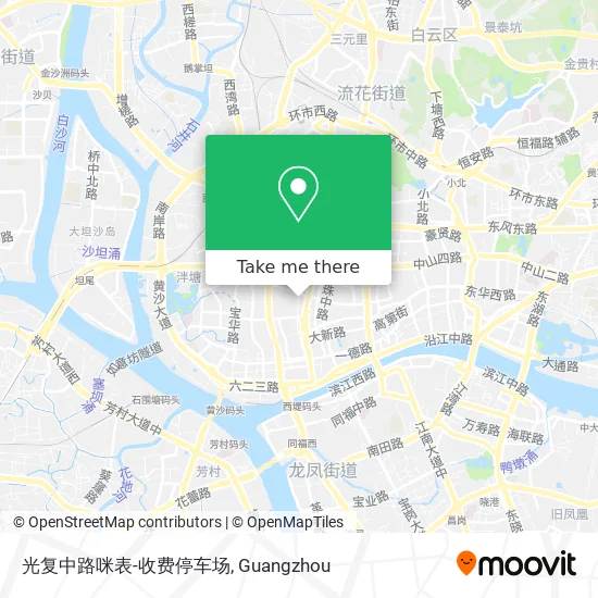 光复中路咪表-收费停车场 map