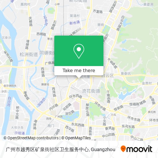广州市越秀区矿泉街社区卫生服务中心 map