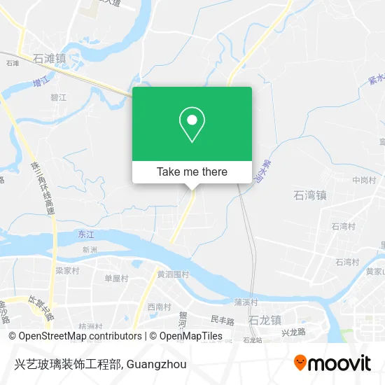 兴艺玻璃装饰工程部 map
