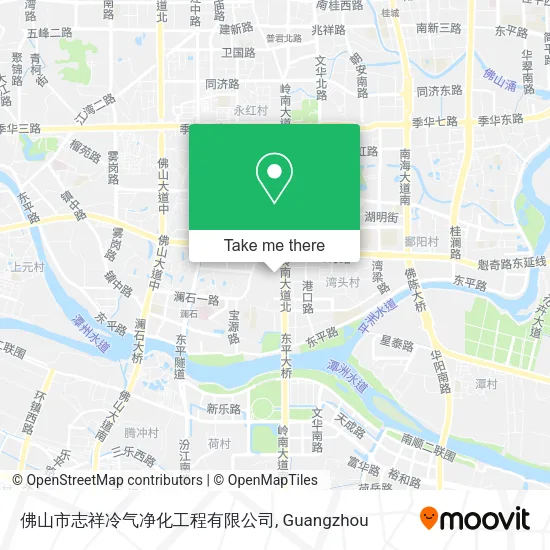 佛山市志祥冷气净化工程有限公司 map
