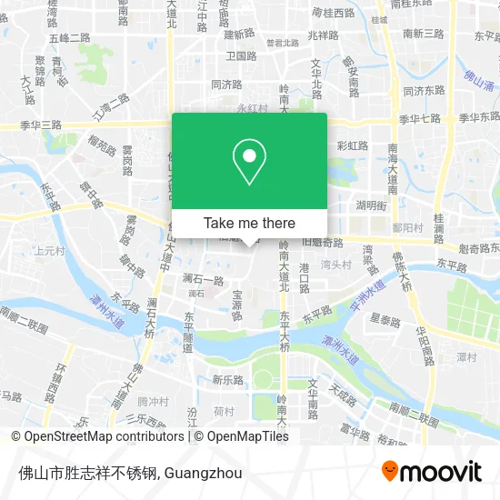 佛山市胜志祥不锈钢 map