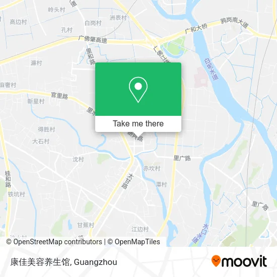 康佳美容养生馆 map
