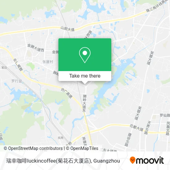 瑞幸咖啡luckincoffee(菊花石大厦店) map