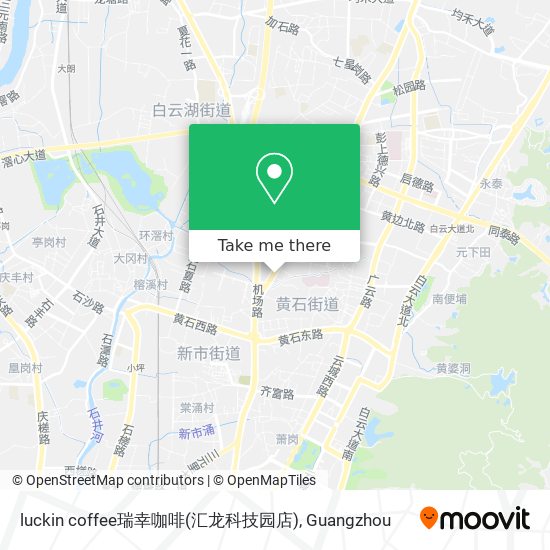 luckin coffee瑞幸咖啡(汇龙科技园店) map