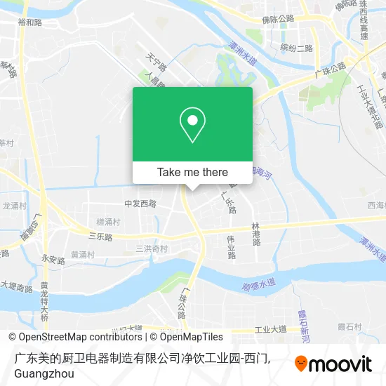 广东美的厨卫电器制造有限公司净饮工业园-西门 map