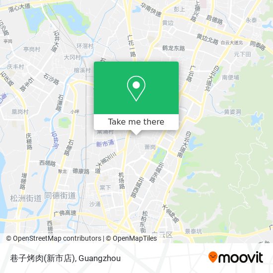 巷子烤肉(新市店) map