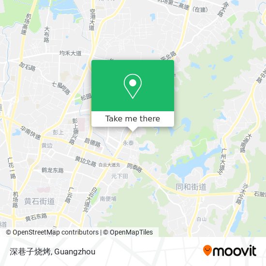 深巷子烧烤 map