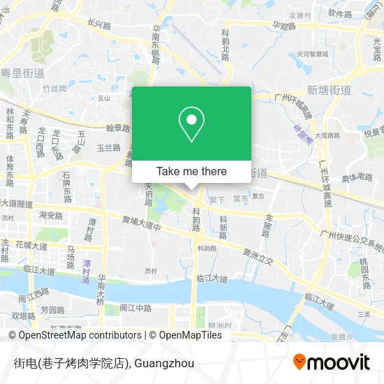 街电(巷子烤肉学院店) map