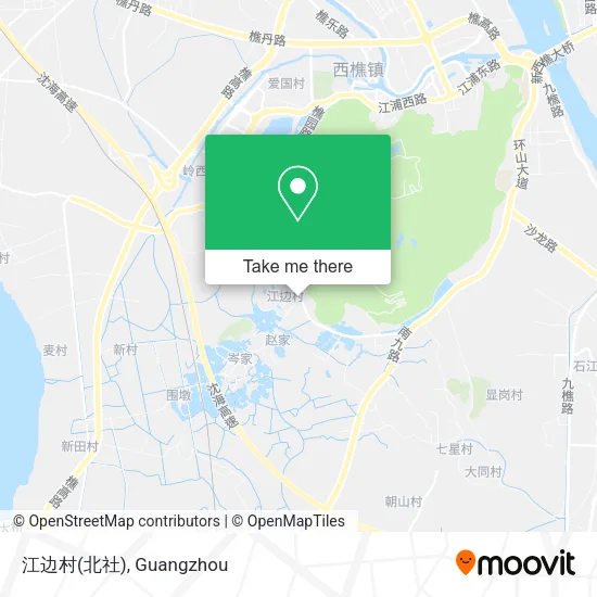 江边村(北社) map