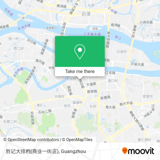 胜记大排档(商业一街店) map
