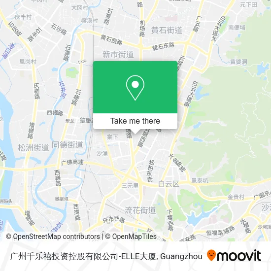 广州千乐禧投资控股有限公司-ELLE大厦 map