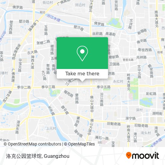 洛克公园篮球馆 map