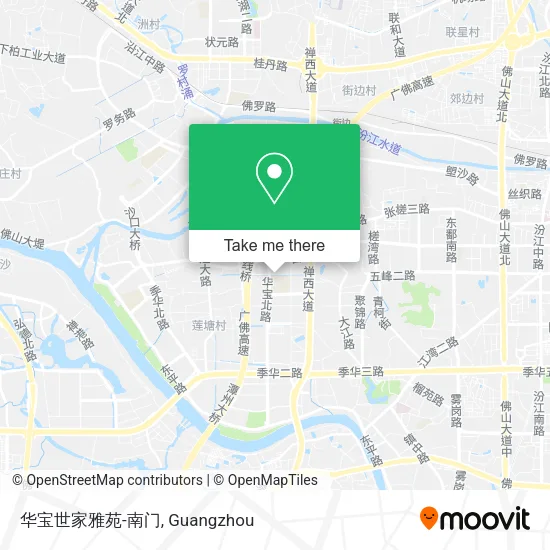 华宝世家雅苑-南门 map
