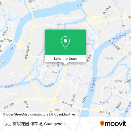 大步海滨花园-停车场 map