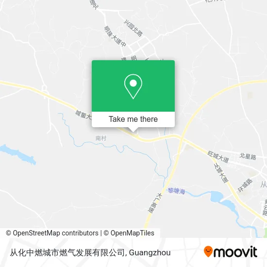 从化中燃城市燃气发展有限公司 map