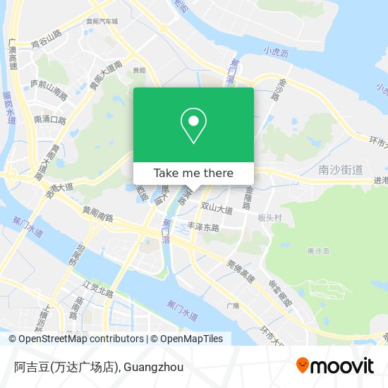 阿吉豆(万达广场店) map