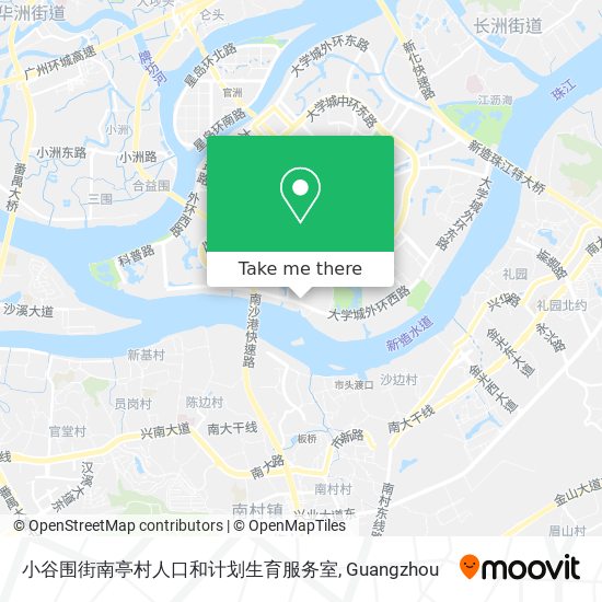 小谷围街南亭村人口和计划生育服务室 map