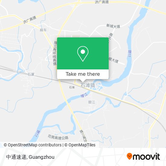 中通速递 map