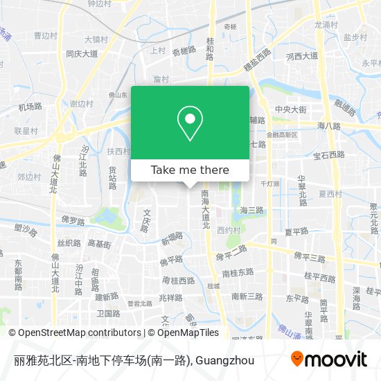 丽雅苑北区-南地下停车场(南一路) map