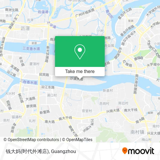 钱大妈(时代外滩店) map