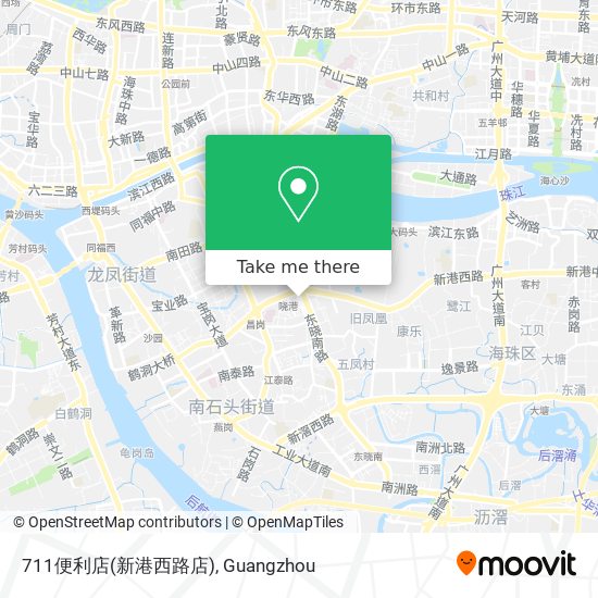 711便利店(新港西路店) map