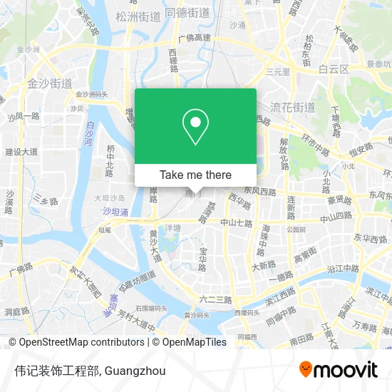 伟记装饰工程部 map