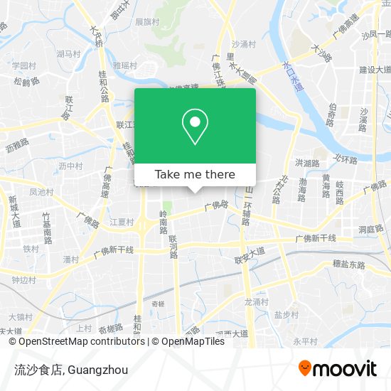 流沙食店 map