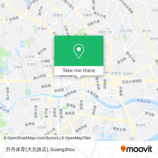 乔丹体育(大北路店) map