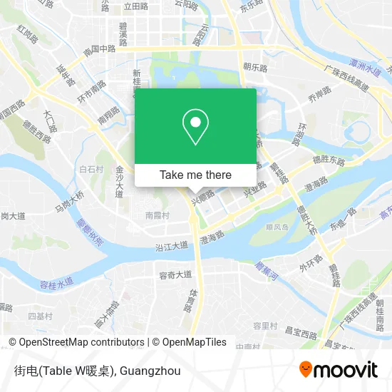 街电(Table W暖桌) map