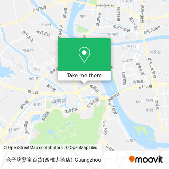 亲子坊婴童百货(西樵大德店) map