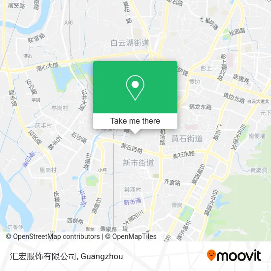 汇宏服饰有限公司 map