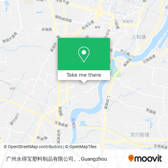 广州永得宝塑料制品有限公司。 map