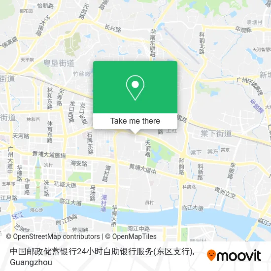 中国邮政储蓄银行24小时自助银行服务(东区支行) map