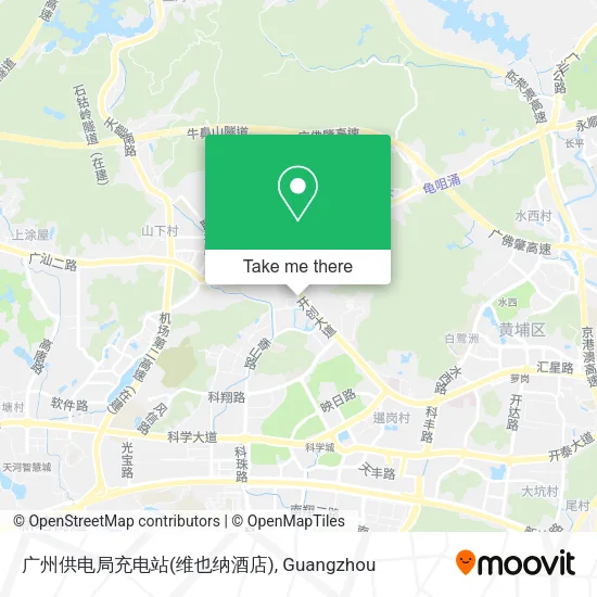 广州供电局充电站(维也纳酒店) map