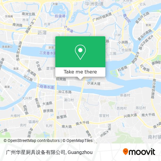 广州华星厨具设备有限公司 map
