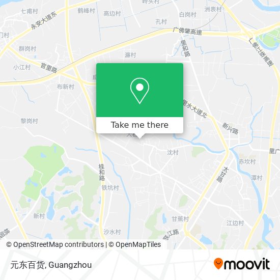元东百货 map